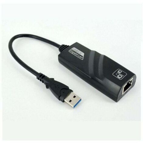USB-Ethernet-Adapter, automatische Unterstützung für MDIX USB 3.0 Gigabit-zu-RJ45-Netzwerkkarten, externe USB-Netzwerkkarte für Tablet-PCs (1/3)
