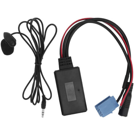 Mini-ISO-8-Pin-Autoradio-Mikrofon mit Bluetooth-5.0-Kabeladapter für Mobiltelefone, Tablets und MP3-Player (1/4)