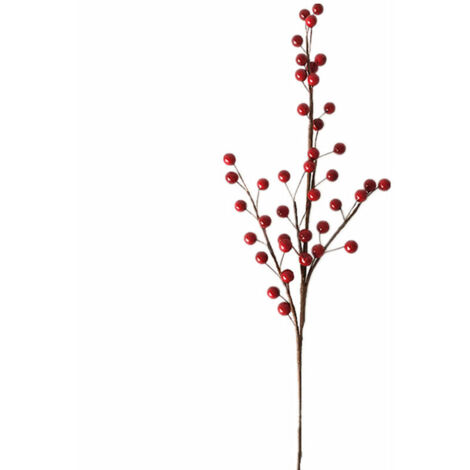 Künstliche rote Beerenzweige aus Schaumstoff, Innendekoration, Zubehör für DIY-Blumenarrangements, Weihnachtsdekoration