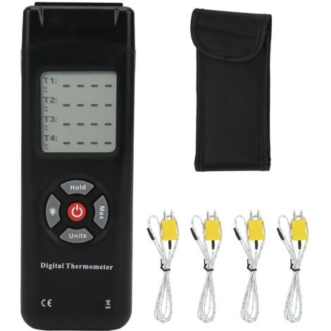 Produktbild von K-Typ Thermoelement-Sonde – -50 Bis 1200 °C, 100 Mm, Steckbar, Für Labor & Industrie
