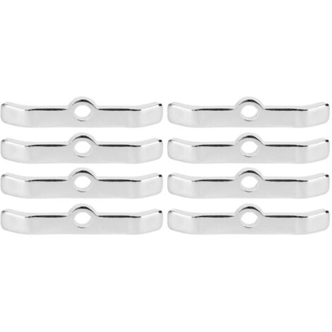 Ventildeckel-Distanzstücke aus verchromter Aluminiumlegierung, fein verarbeitet, 8er-Set für Pkw-Motoren (1/4)