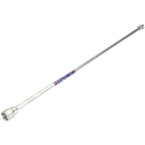 26 Cm Verlängerungsstange Für SDS Plus Bohrhammer – Schnellwechseladapter, Doppelkopf, Chrom-Vanadium-Stahl, Silber