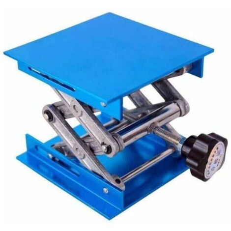 Hebetisch aus Aluminiumoxid (4 Zoll), 4x4 Zoll, maximale Traglast 10 kg, Laborheber zum Anheben chemischer Instrumente (1/4)