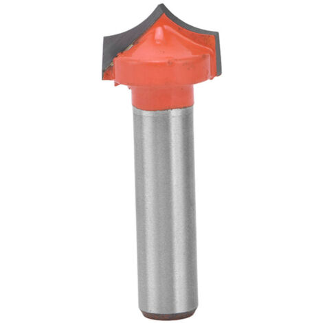 CNC-Fräser mit Hartmetall-Schneidplatte, 45-Gauge-Stahlkörper, PTFE-Beschichtung, 8 mm (0,3 Zoll) Rundschaft, sauberes Schneidwerkzeug, 14 mm (1/4)