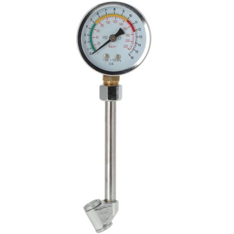 Hochpräzises Reifendruckmessgerät, leicht ablesbares Messinstrument für Autos und Motorräder (1/4)
