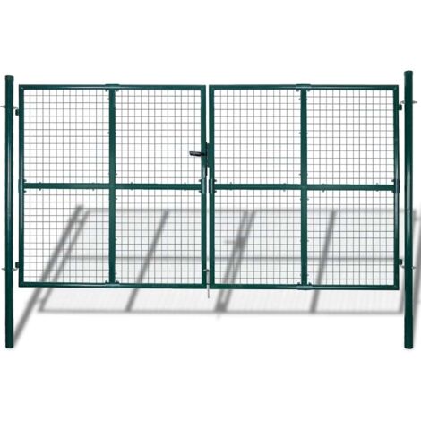 Gartengitter für Tor Zaun Tür und Wand 300 x 175 cm (1/5)