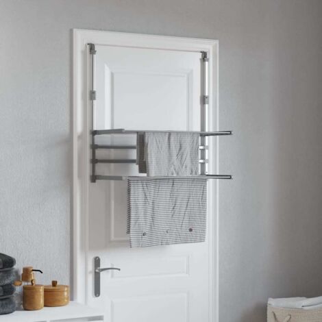 Wäschetrockner für Balkon 89x25x(60-95) cm Aluminium (1/5)