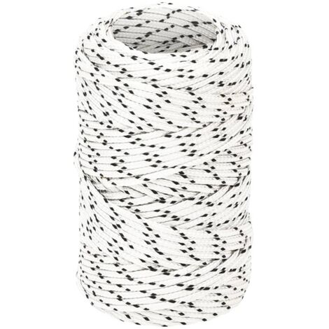 Bootsseil Geflochten Weiß 2 mmx25 m Polyester (1/5)