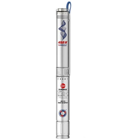 Bomba de pozo PROFUNDA de alto caudal PEDROLLO 4SRm 15/12 N - PD para PERFORACIÓN sumergible de 4" motor rebobinable Monofásico 3HP