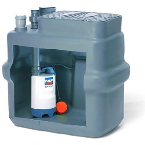 Estación de Bombeo Pedrollo Aguas Residuales SAR 100-TOP 3-VORTEX Depósito de 100 litros Silenciosa y sin olores 0,75Hp Monofásica alcantarillado