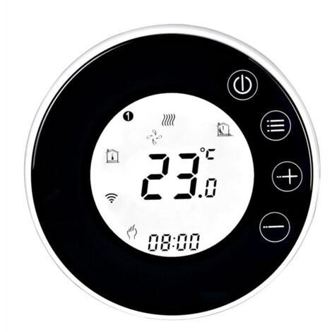 Thermostat Intelligent Wi Fi avec Ecran LCD Controle Vocal Programmation Hebdomadaire (1/4)