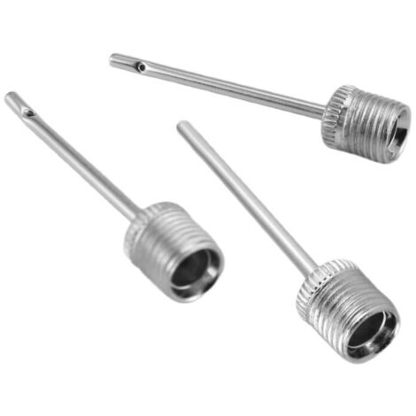 Aiguille De Gonflage Pompe À Ballon 3 Pièces En Acier Inoxydable Pour Football Basket Ball (1/4)