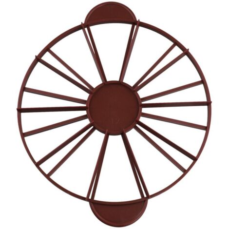 Diviseur À Gâteau 10 Ou 12 Parts Égales Marqueur De Tranches Rouge Foncé (1/4)
