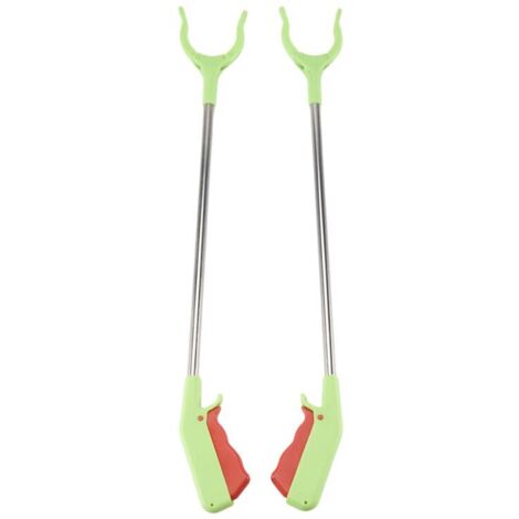 Pince Ramasse Déchets Jardin Griffe Outil 60 Cm 2 Pièces (1/4)