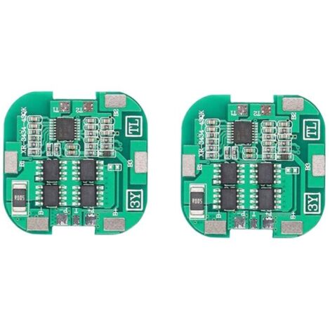 Lot de 2 Cartes de Chargeur Batterie Lithium-ion 4S 8A 14,8V 18650 pour Balayeuse Solaire (1/4)