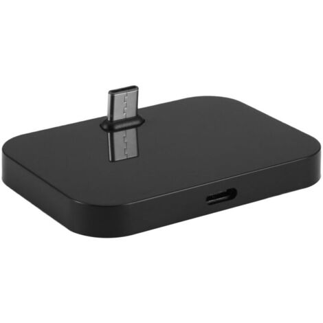 Support De Bureau Chargeur Type-C USB-C Pour Téléphone Portable Station D'Accueil Noir (1/4)