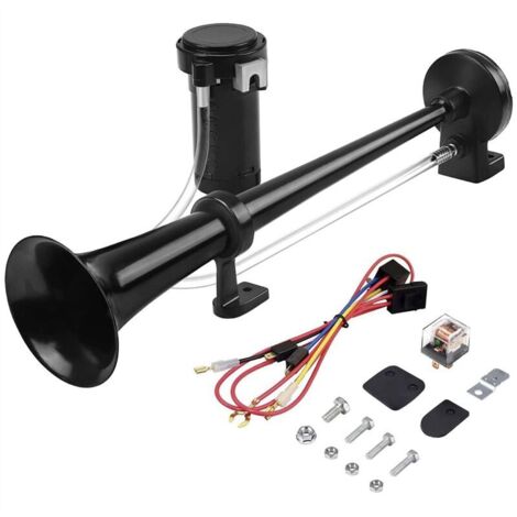 Klaxon Train 150 dB 24 Volts Pour Camion Véhicule Bateau 17 Pouces (1/4)