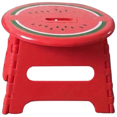 Tabouret Pliant Portable Antidérapant Plastique Renforcé Pour Adulte Enfant Extérieur Intérieur