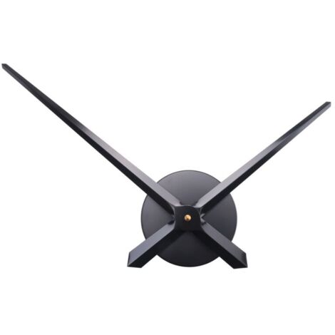 Aiguilles Horloge 3D Mécanisme Mouvement Bricolage Remplacement Accessoire Mur Noir (1/4)