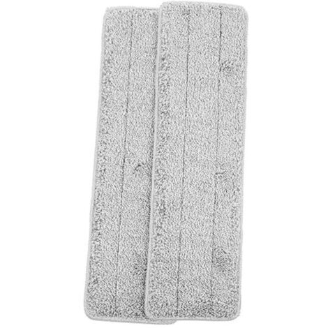 Tête de vadrouille de remplacement, 2 pièces, tampon de vadrouille pour sol dur, fournitures de nettoyage ménager, recharge de tampon de vadrouille en Fiber (1/4)