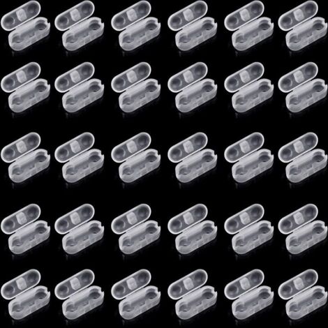 Lot de 30 connecteurs de chaîne pour stores verticaux en plastique - Chaîne de rechange pour store vénitien - Accessoires de chaîne de rechange pour store vénitien