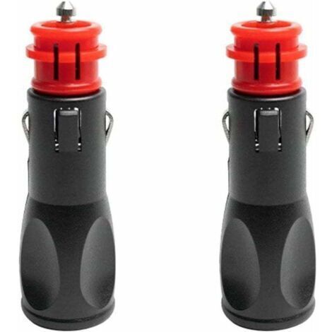 Prise allume cigare male,Adaptateur male allume cigare,Prise Fiche Male Allume Cigare,Fiches pour adaptateurs d'allume-cigare européens 12V - 2PC (1/5)
