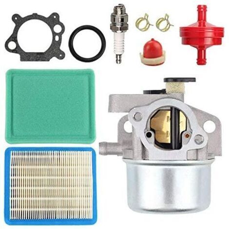 Carburateur 799871 799866 pour moteurs Briggs & Stratton 790845, 796707, 794304, compatible avec les séries de moteurs 675, 675ex, 725ex, incluant un filtre à air, un joint et une bougie d'allu (1/5)