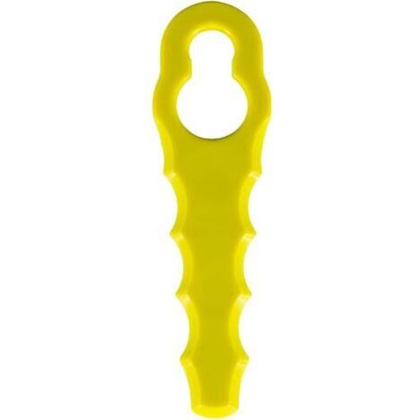 Lot de 50 Lames de Rechange compatible pour Ryobi Coupe Bordure, Têtes Double Lames Dentelées RAC155 RAC157 RAC158 (1/4)