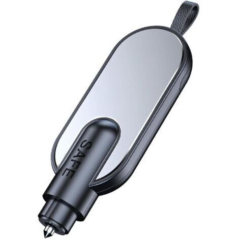 Marteau de sécurité pour Voiture,Brise-vitre avec Coupe-Ceinture de sécurité - Auto Car Window Glass Hammer Breaker Metal Emergent Escape Tool pour l'auto-Sauvetage (1/5)