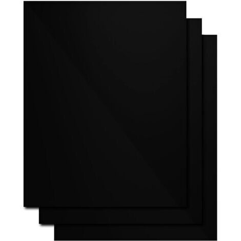 Tapis de Cuisson Set de 3 Feuille de Cuisson pour Barbecue et Four 40 50cm Tapis Barbecue Anti-adhésif Réutilisable pour Barbecue à Gaz, Charbon ou Électriques (1/5)