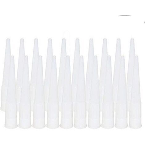 20 Pièces Cartouche Douilles Silicone Douilles embouts de Remplacement en Silicone Pointes Cartouche Cartouche Buses Buses(Diamètre intérieur de l'interface : 15 mm) (1/5)