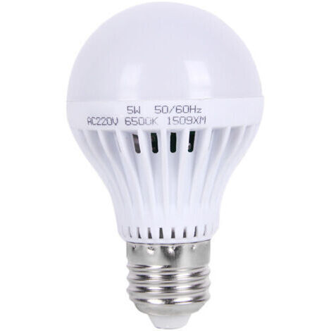 Ampoules de capteur de son 220V E27 lampes LED contrle de la lumière sonore allumer/éteindre automatiquement l'ampoule de capteur de veilleuses (1/4)