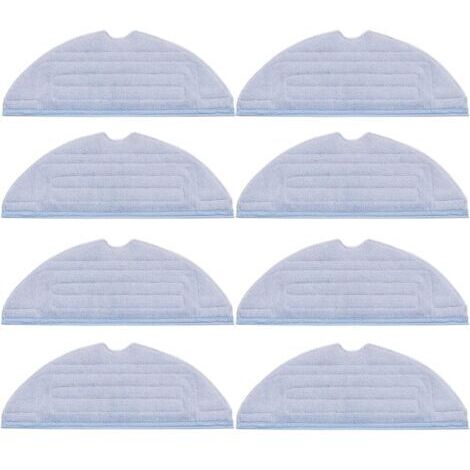 Lot de 8 lingettes de rechange pour Roborock S7 T7S T7S puls G10 accessoires, microfibre douce, lavable et réutilisable (1/5)