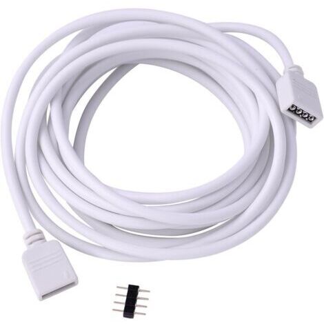 Câble d'extension de barre lumineuse RVB Câble de borne de connexion de barre lumineuse LED (5M) (1/3)