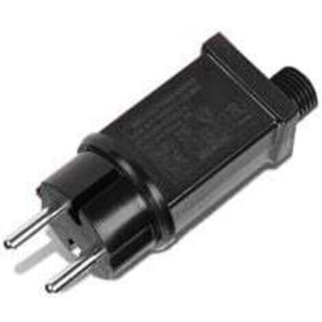 Alimentation LED 12V 12W IP44, Transformateur Étanche Basse Tension pour Guirlandes, Lumières de Noël, Lampes Extérieures
