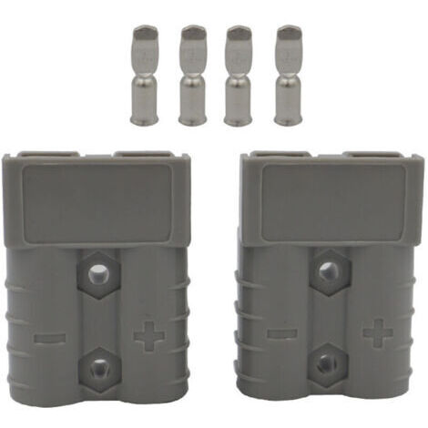 Connecteur Anderson pour Charger et alimenter Paire Mâle et Femelle AMH 50A 600V (1/4)