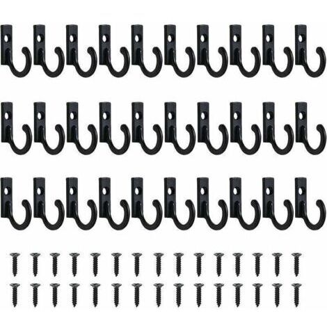 Crochets Muraux Vintage Support Porte-clés Suspendu pour Bijoux Vêtements Salle de Bain Cuisine (1/5)