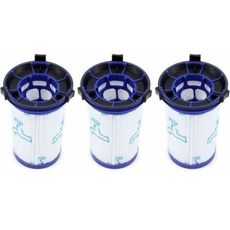 Lot de 3 Filtre de remplacement pour Rowenta Air Force 360 / X-Pert Essential 260 Aspirateur sans fil RH9037 RH9038 RH9039 RH9051 RH9057 RH9079 RH9081 RH9086 (Alternative au ZR009001) (1/5)
