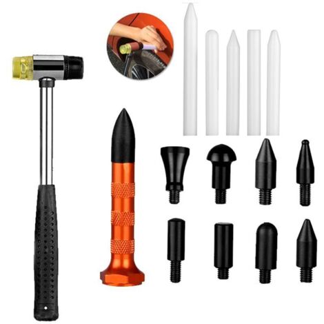 Outils Débosselage sans Peinture Debosselage Carrosserie sans Peinture Voiture Réparation dent de Paintless Carrosserie Outils Kits (1/4)