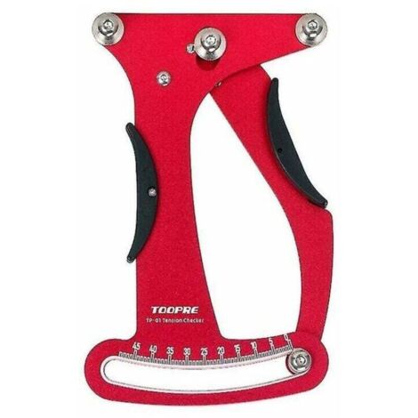 Indicateur de vélo de route en alliage d'aluminium mètre tensiomètre outil de réparation de roue de Tension de rayon de vélo (1/4)