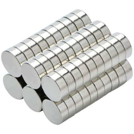 50 Solides Pièces D'Aimant De Néodyme N35 - 8 X 3 Mm - Disques Circulaires - Super-Aimants (1/4)