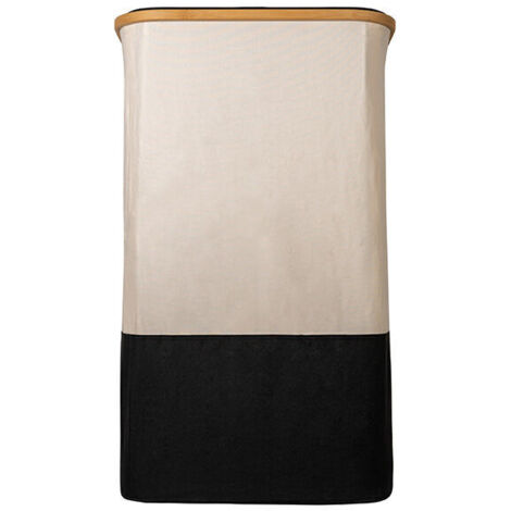 Panier à linge pliable de grande capacité de 443373 – avec couvercle et poignée, panier à vêtements avec sac intérieur amovible, organisation de la maison Panier à linge (1/2)
