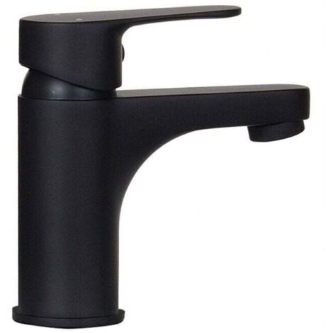 Robinet lave-mains TAP - Mitigeur eau chaude et eau froide - Noir mat (1/4)