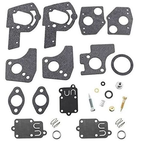Kit de réparation pour carburateur - Membranes - Joint d'étanchéité pour Moteurs Briggs & Stratton 3 à 5 CV HP 495606 494624 135292 135232 135212 270026 272538 272538S 272637 (1/4)