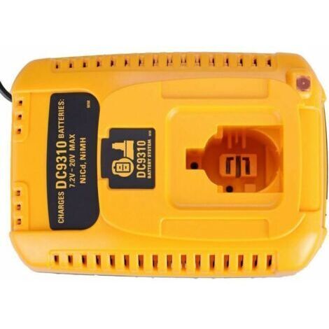 KZQ DC9310 DW9116 Pour Dewalt 7.2v-20v Chargeur De Batterie Ni-Cd & Ni-Mh Batteries Dc9096/Dc9098/Dc9099/Dw9099/De9095/Dc9091 (Kind 1) (1/4)