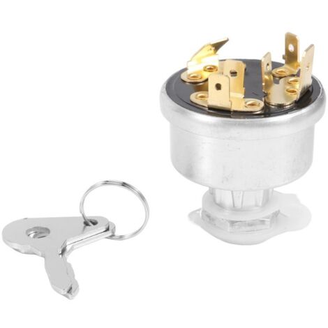 Contacteur d'Allumage Universel pour Tracteur Compatible avec Lucas 35670 (1/4)