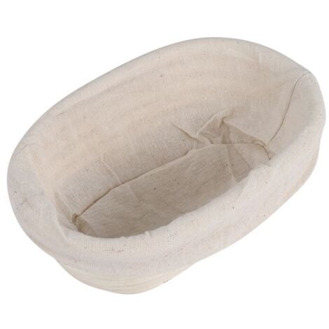 Panier À Pain Ovale En Rotin Banneton Pour Pâtisserie 17 X 12 X 6 Cm (1/4)