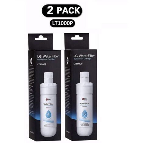 Lot de 2 filtres (LT1000P) Réfrigérateur, filtre à eau du réfrigérateur.. (1/3)