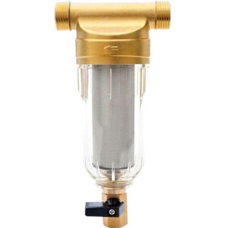 Filtre à sédiments réutilisable 1/2' – Maille en acier inoxydable – Filtration 40-90 microns – Protection plomberie contre rouille et débris (1/5)