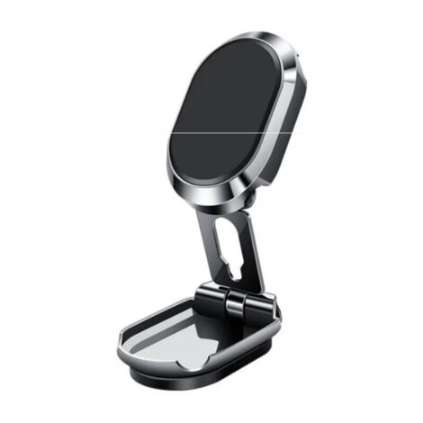 Support magnétique de téléphone pour Voiture métal Multifonctionnel Aimant Rotation 360° Support de téléphone de Bureau pour écran de Tableau de Bord Compatible avec Tous Les téléphones (1/4)